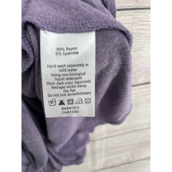 Plenty by Tracy Reese Fit & Flare Dress Women's Size Small Purple - Picture 8 of 10